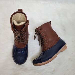 HIGHLAND CREEK girls winter rain boots Size 2M